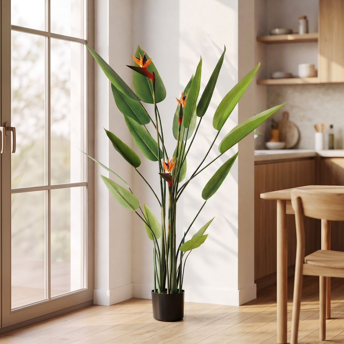 Flowering Tropical Bird of Paradise Plant - 150cm