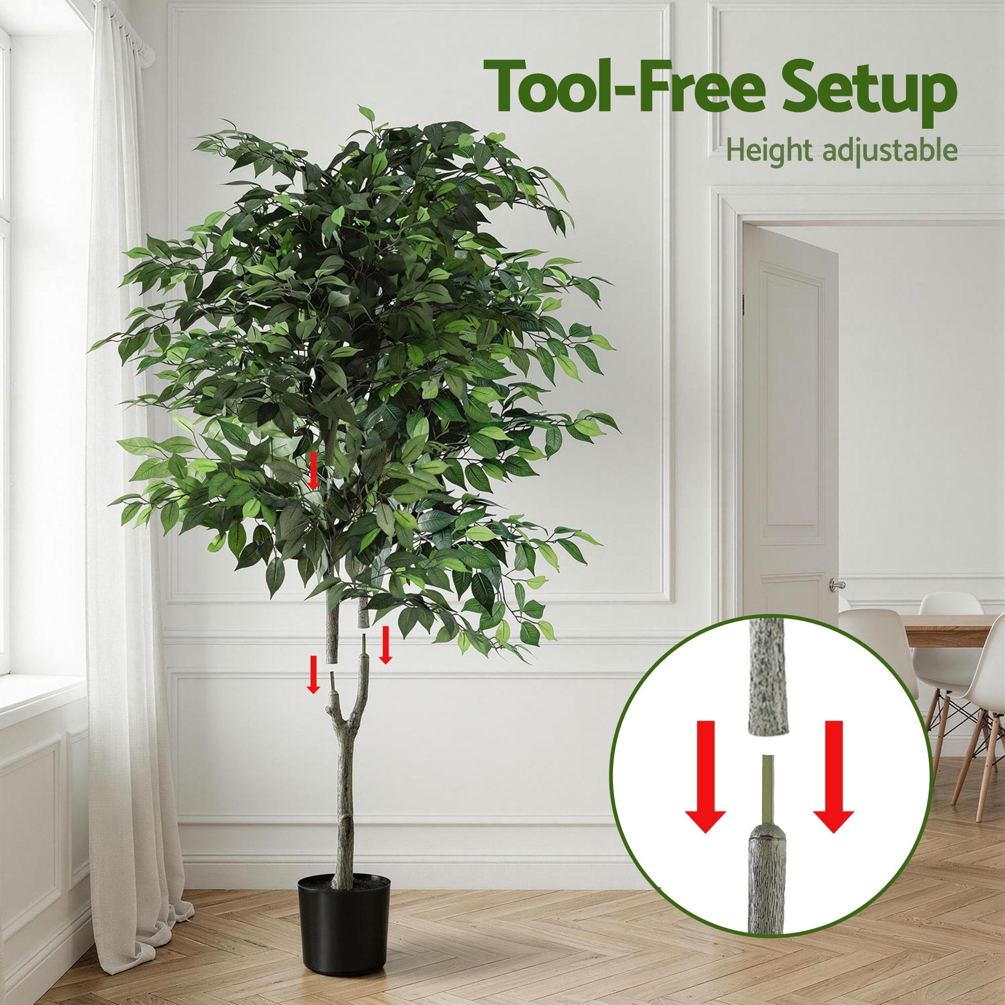 Grand Australian Ficus Tree (UV Resistant) 180cm