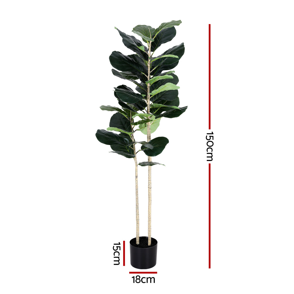 Studio Fiddle Leaf Fig Tree (UV Resistant) 150cm