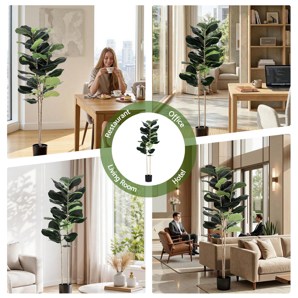 Studio Fiddle Leaf Fig Tree (UV Resistant) 150cm