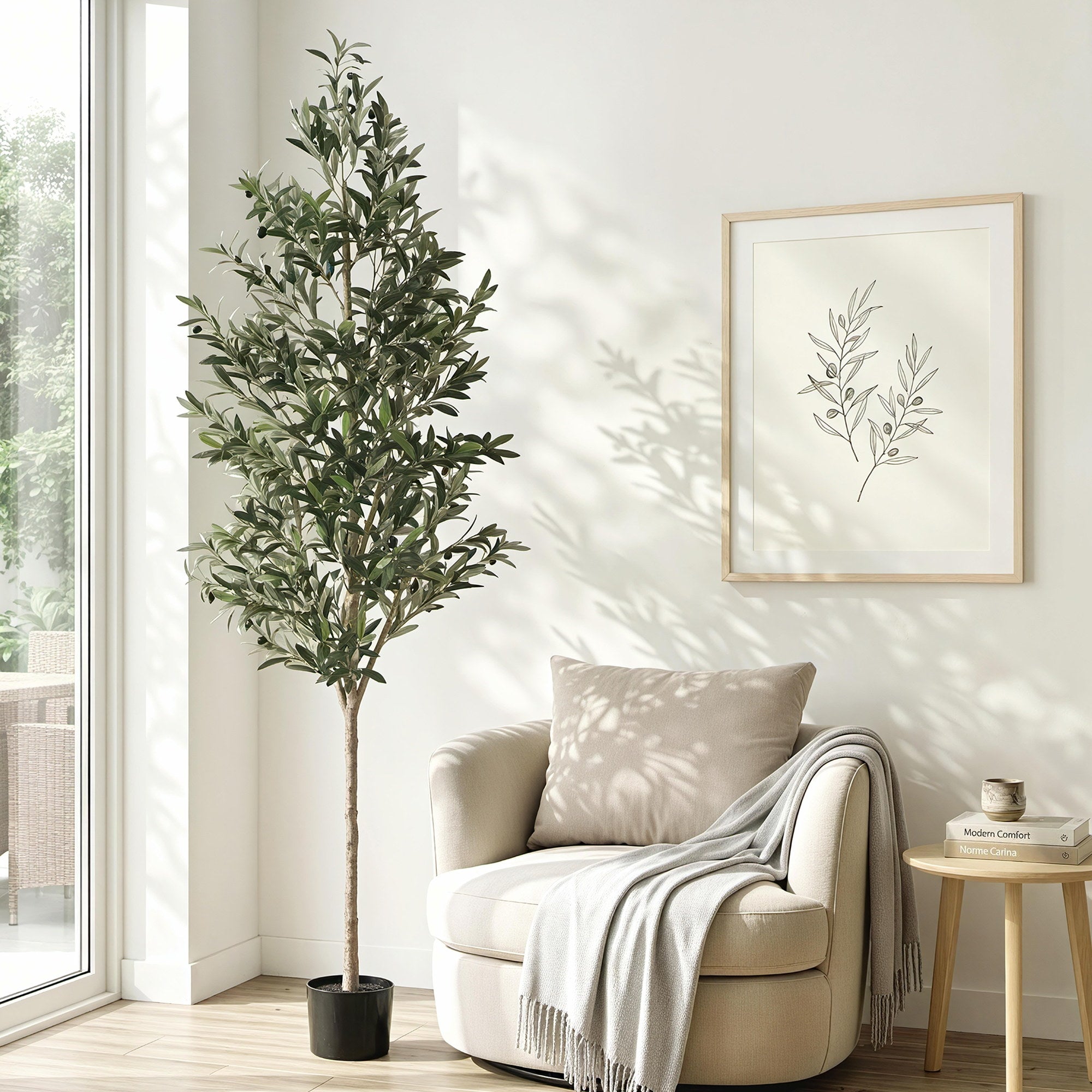Majestic Mediterranean Olive Tree (UV Resistant) 210cm
