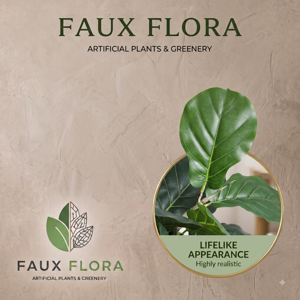 Grand Fiddle Leaf Fig Tree (UV Resistant) 180cm