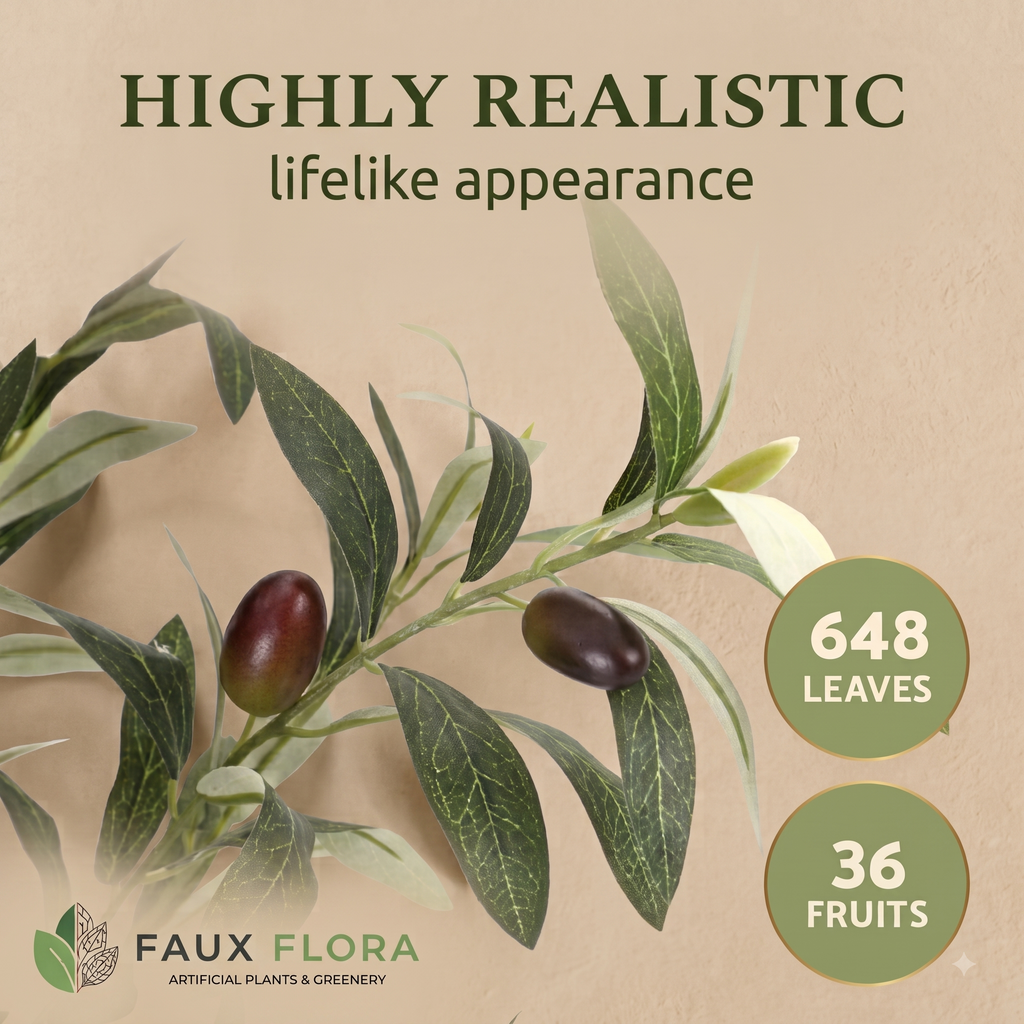Mediterranean Olive Tree (UV Resistant) 155cm