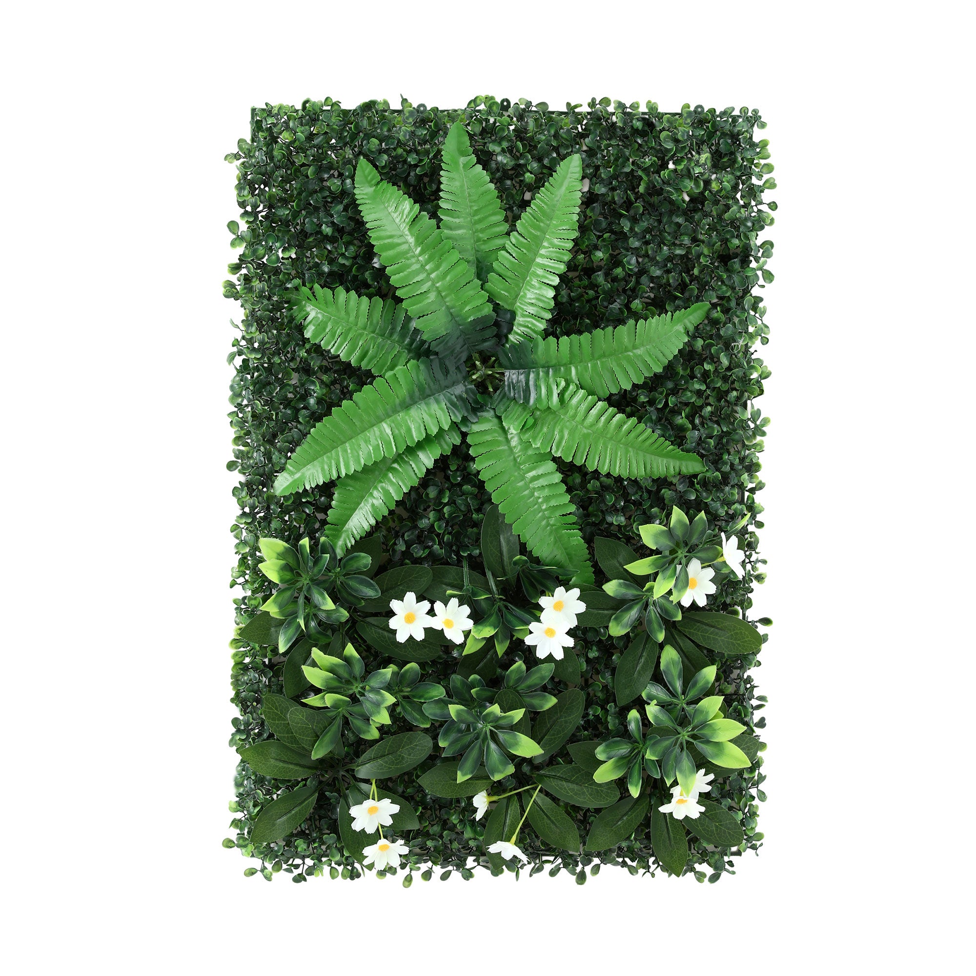 Artificial Plant Wall Panels (Set of Four) (UV Resistant) 40cm x 60cm - Faux Flora
