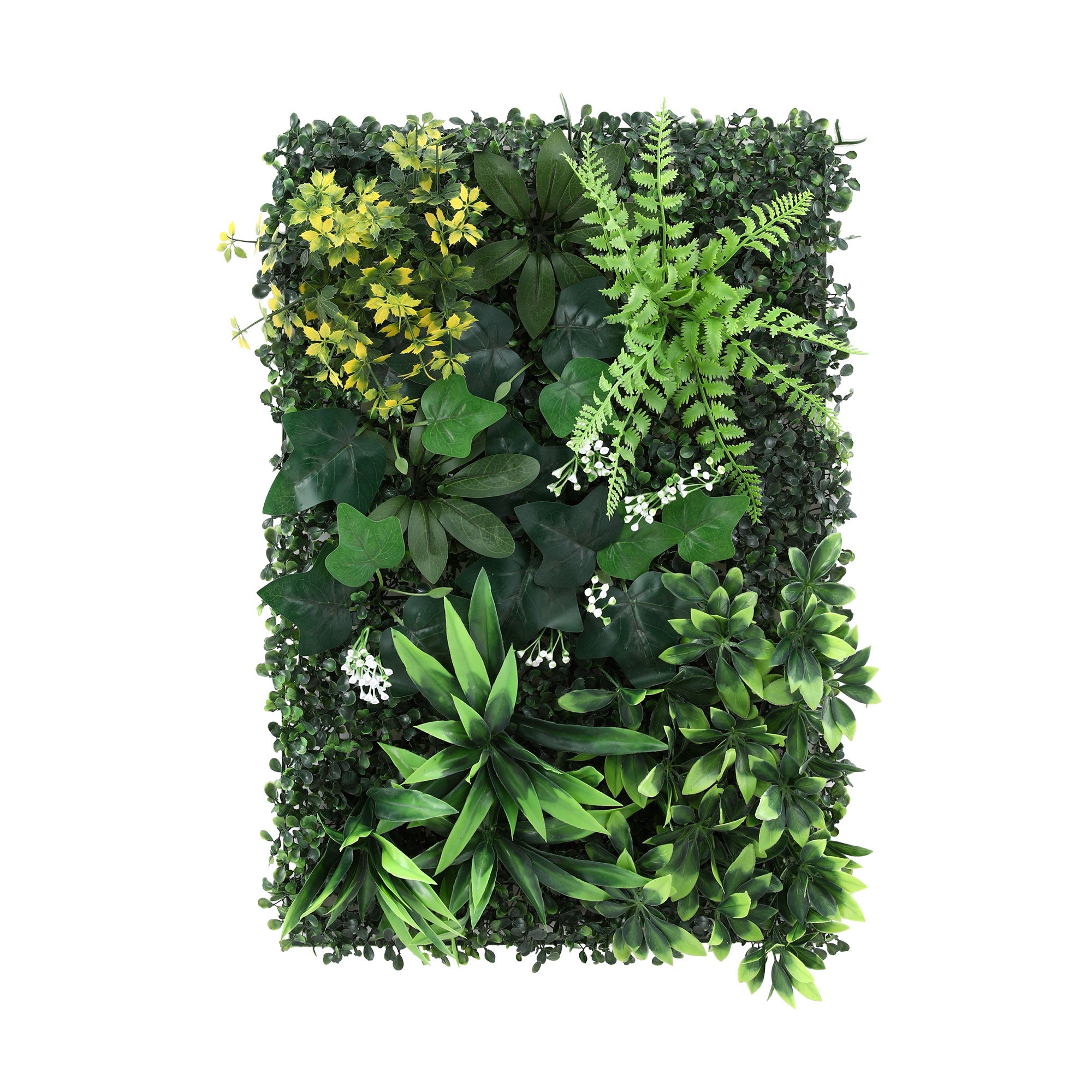 Artificial Plant Wall Panels (Set of Four) (UV Resistant) 40cm x 60cm - Faux Flora