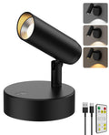 Rechargeable No Glare Indoor Plant Spotlight | Wireless Accent Uplight with Remote