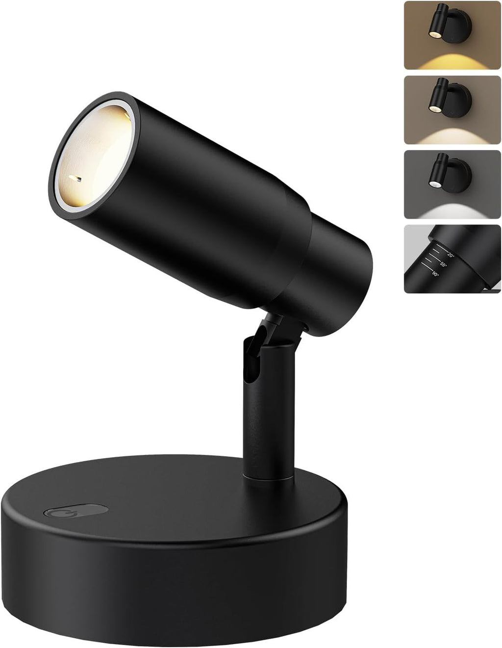 Rechargeable Zoomable Plant Spotlight | Wireless Focus Uplight with Remote