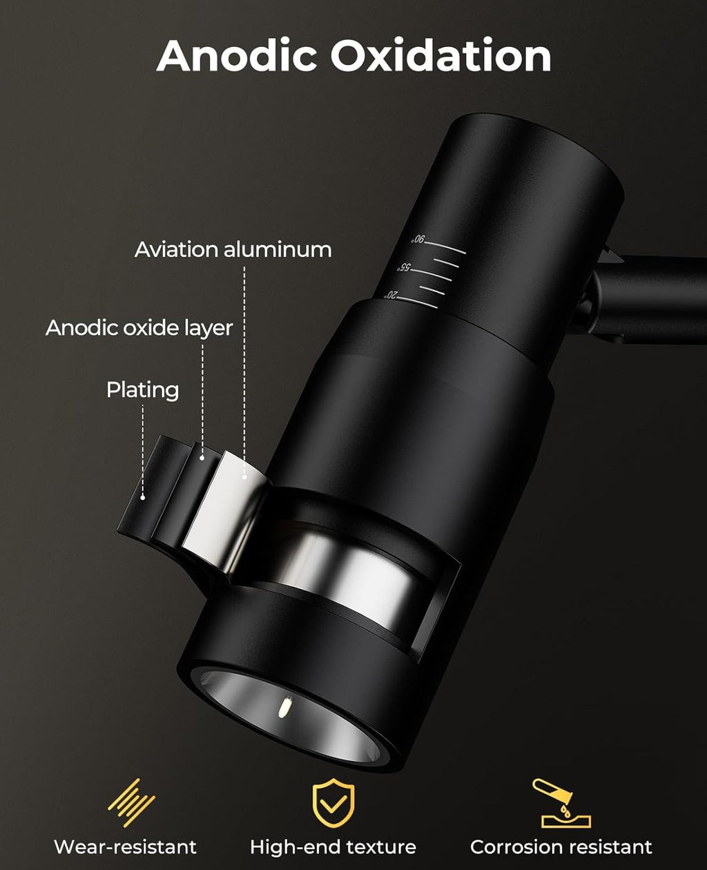Rechargeable Zoomable Plant Spotlight | Wireless Focus Uplight with Remote