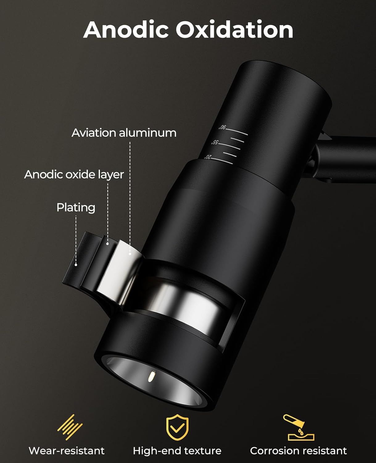 Rechargeable Zoomable Plant Spotlight | Wireless Focus Uplight with Remote