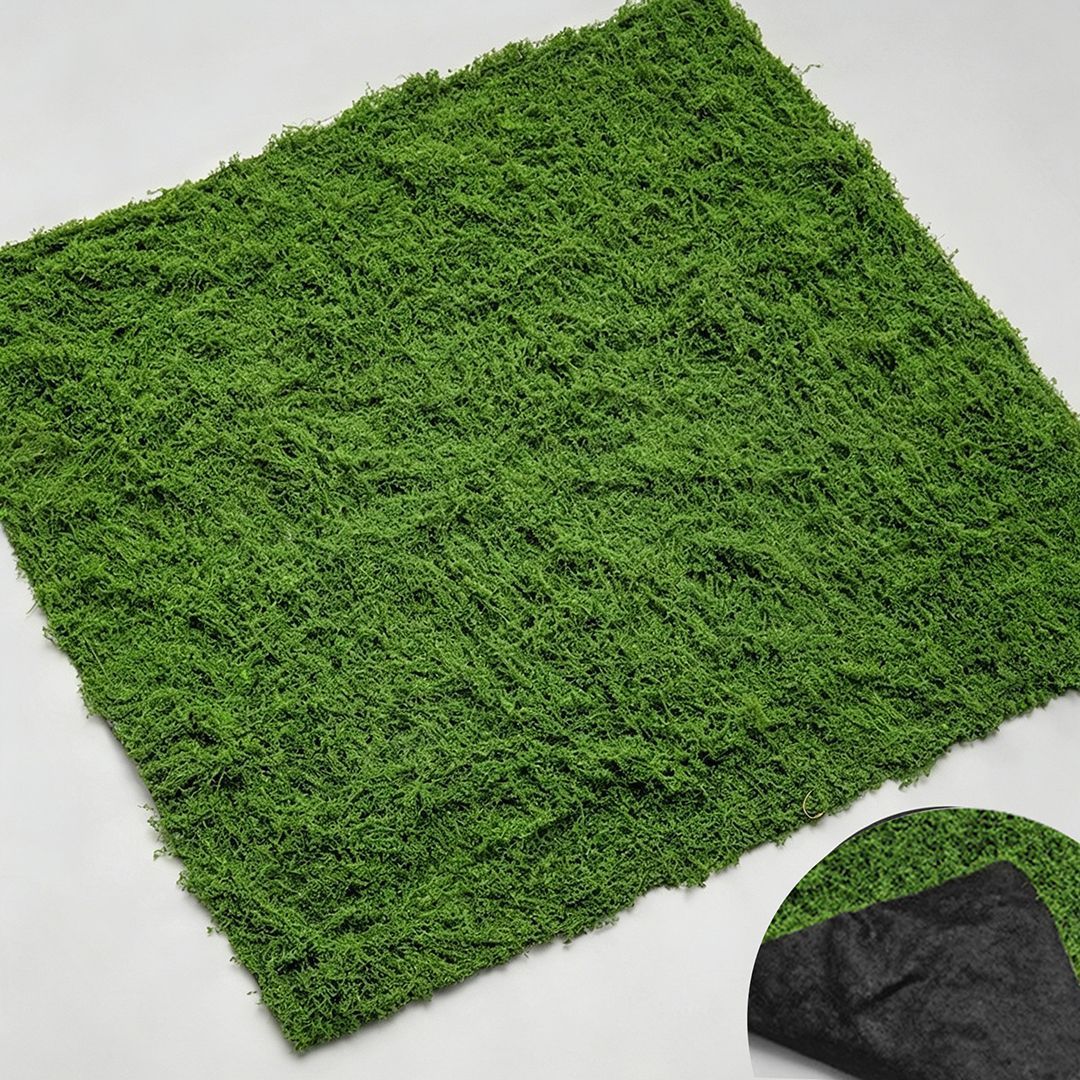Moss Mat (Dark Green) 1m x 1m