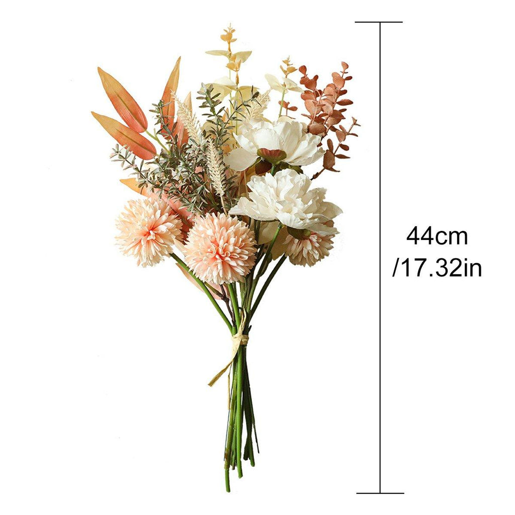 Artificial dandelion flower bouquet by Faux Flora, 44cm, realistic faux flowers for home and garden decor.