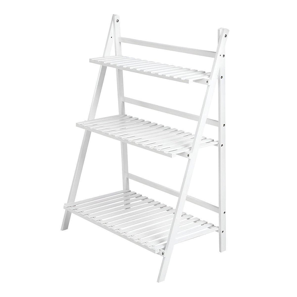 3-Tier Foldable Wooden Plant Stand