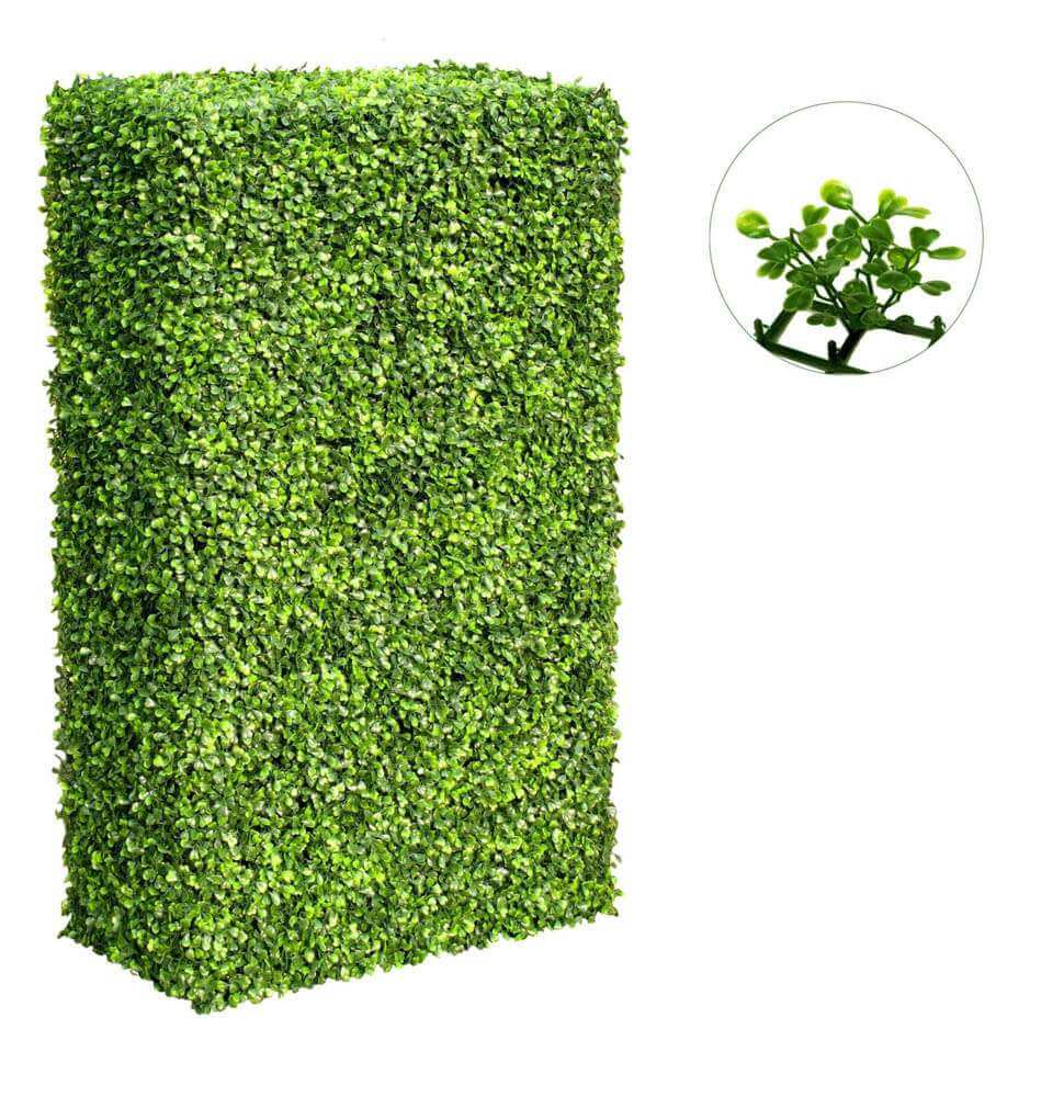 Large Portable Mixed Boxwood Hedge (UV Resistant) 100cm  x 200cm