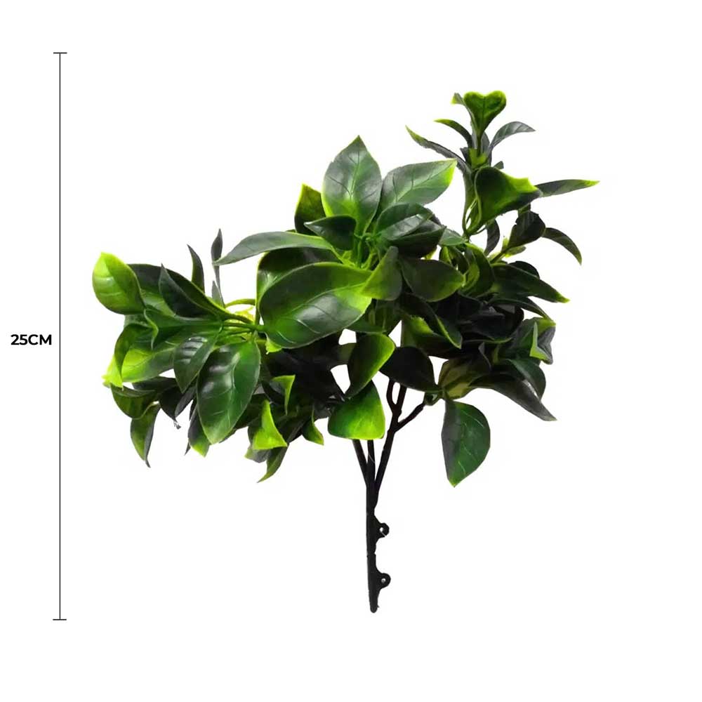 Artificial jasmine stem by Faux Flora, UV resistant, 25cm long, perfect for home and garden hanging plant decor.