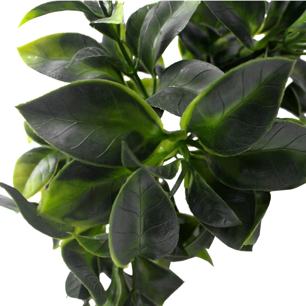 Artificial jasmine stem by Faux Flora, UV resistant, 25cm hanging plant for home and garden decor, realistic faux greenery.