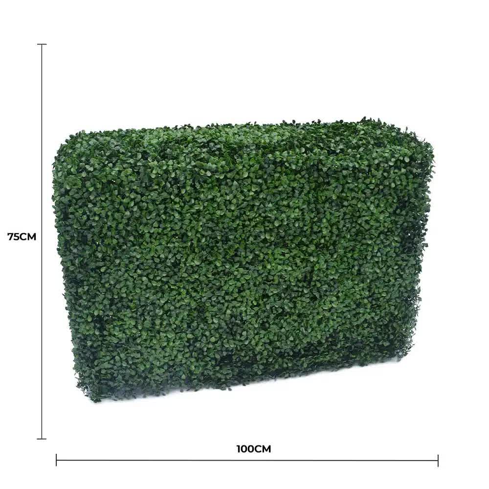 Portable Artificial Boxwood Hedge (UV Resistant) 75cm x 100cm