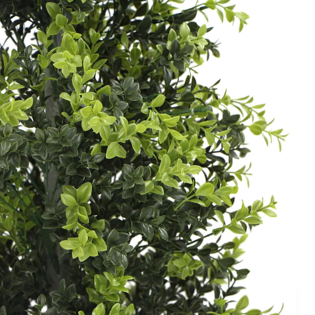 Artificial potted topiary tree by Faux Flora, 150cm tall, UV resistant, perfect for home and garden décor.