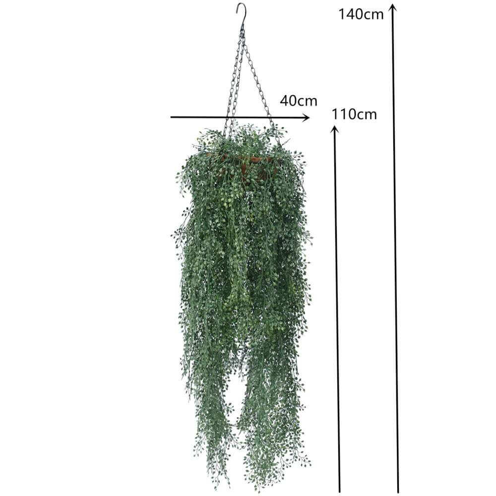 Artificial English Hanging Basket (UV Resistant) 110cm