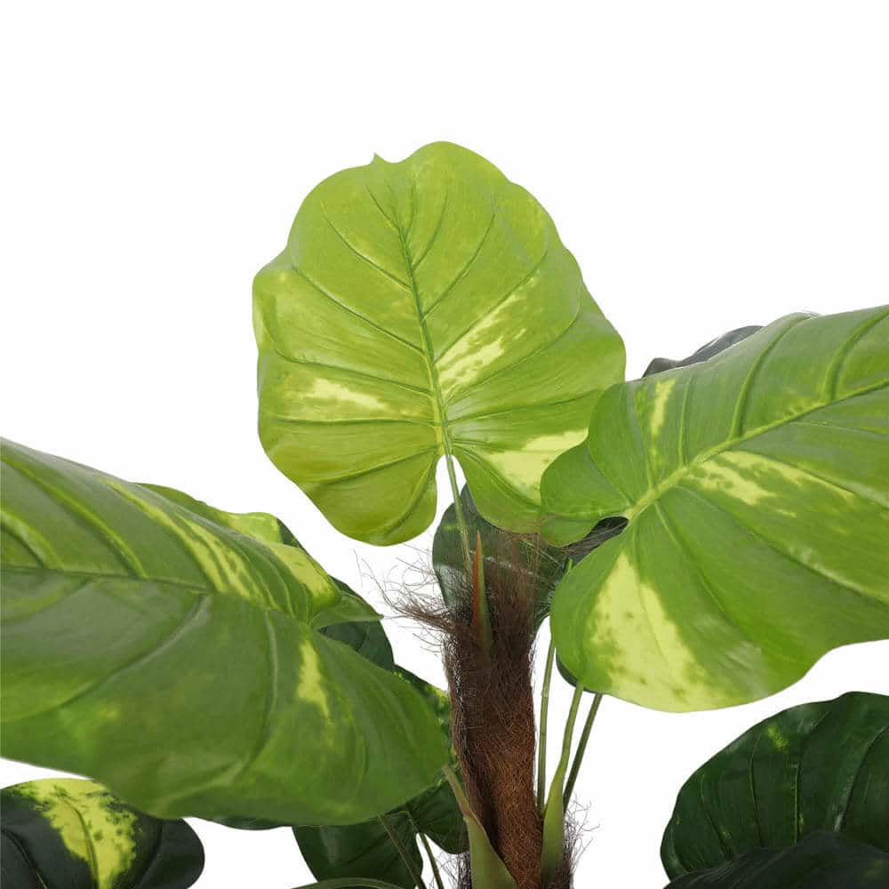 Artificial potted Pothos plant with a 100cm pole from Faux Flora, realistic green foliage in a decorative pot for home or garden decor.