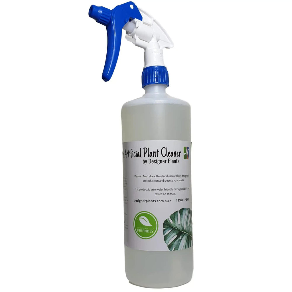 Faux Flora Eco-Home Safe Artificial Plant Cleaner 1L bottle, designed for cleaning and maintaining artificial plants in home and garden.