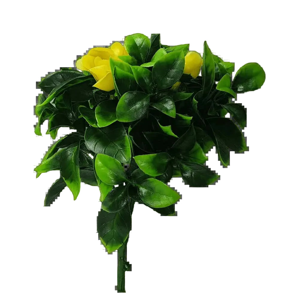 Yellow Rose Jasmine Stem (UV Resistant) 30cm