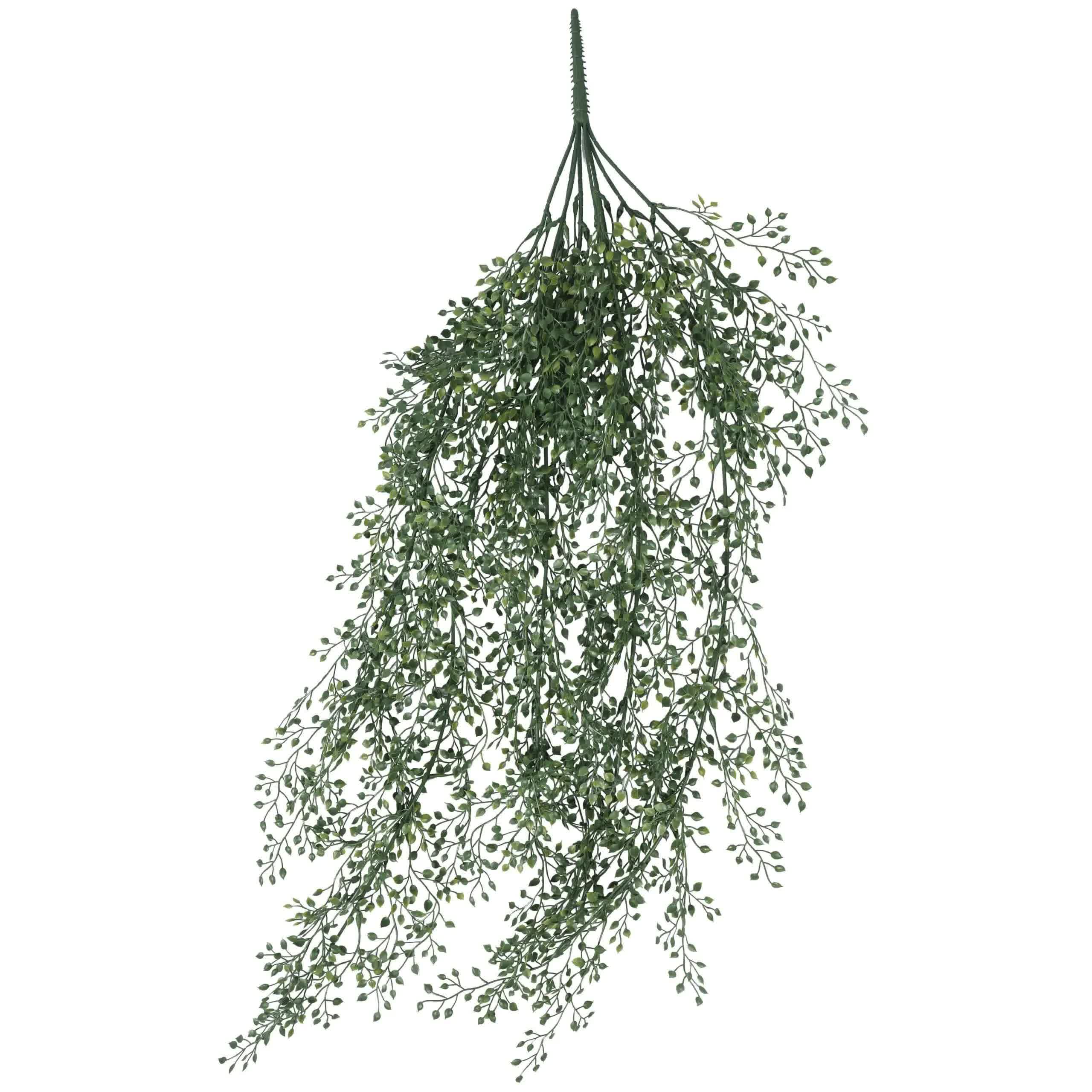 Artificial hanging jade leaf vine by Faux Flora, UV resistant, 90cm long, perfect for home and garden decor.
