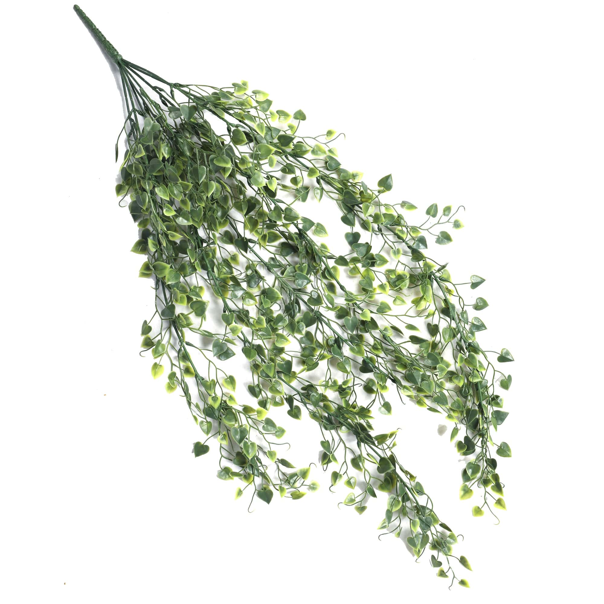 Artificial hanging plant with heart-shaped leaves, UV resistant, 90cm tall, suitable for home and garden décor by Faux Flora