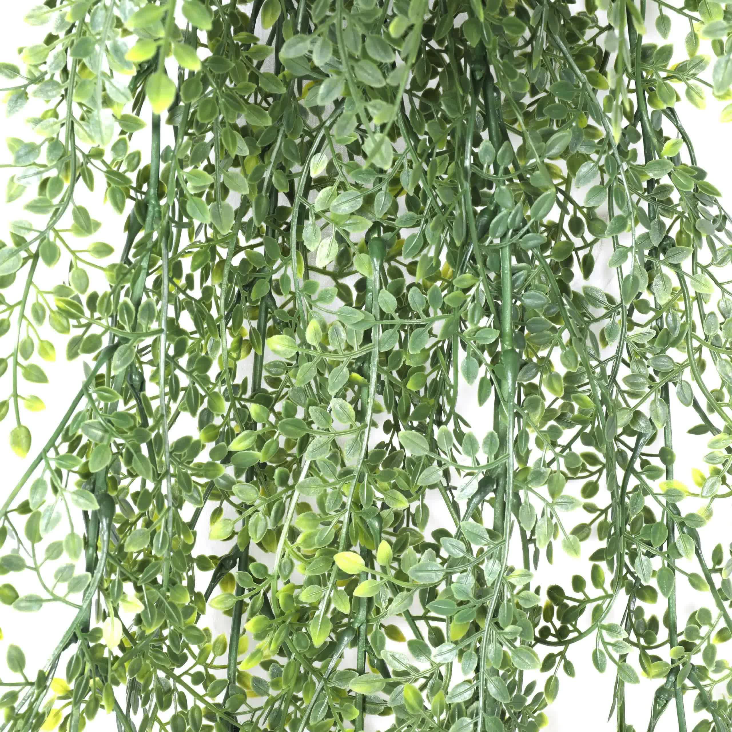 UV-resistant 90cm artificial maiden hair fern hanging plant by Faux Flora, perfect for home and garden decor.