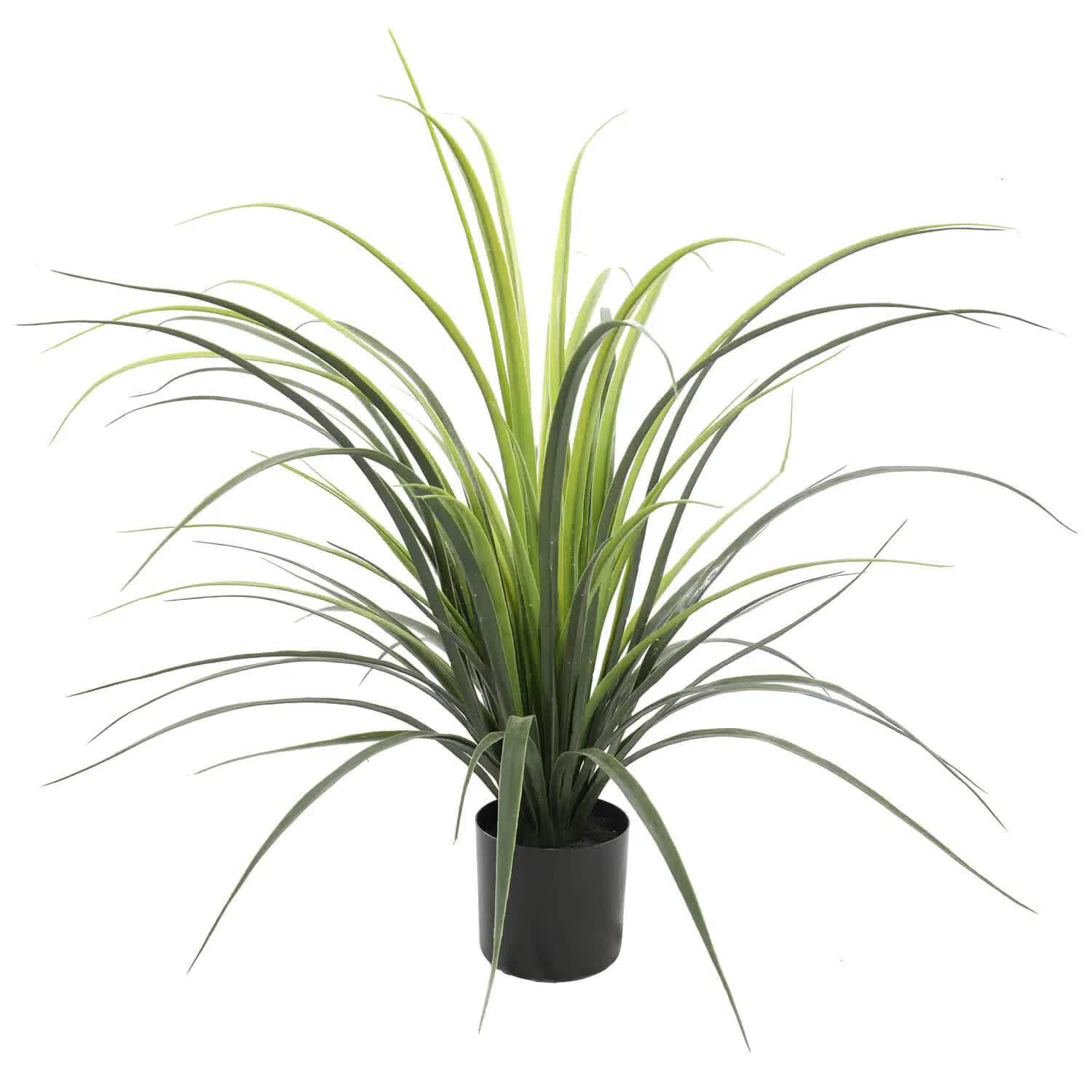 Artificial long Yucca grass in a pot, UV resistant, 75cm tall, ideal for home and garden decor by Faux Flora.