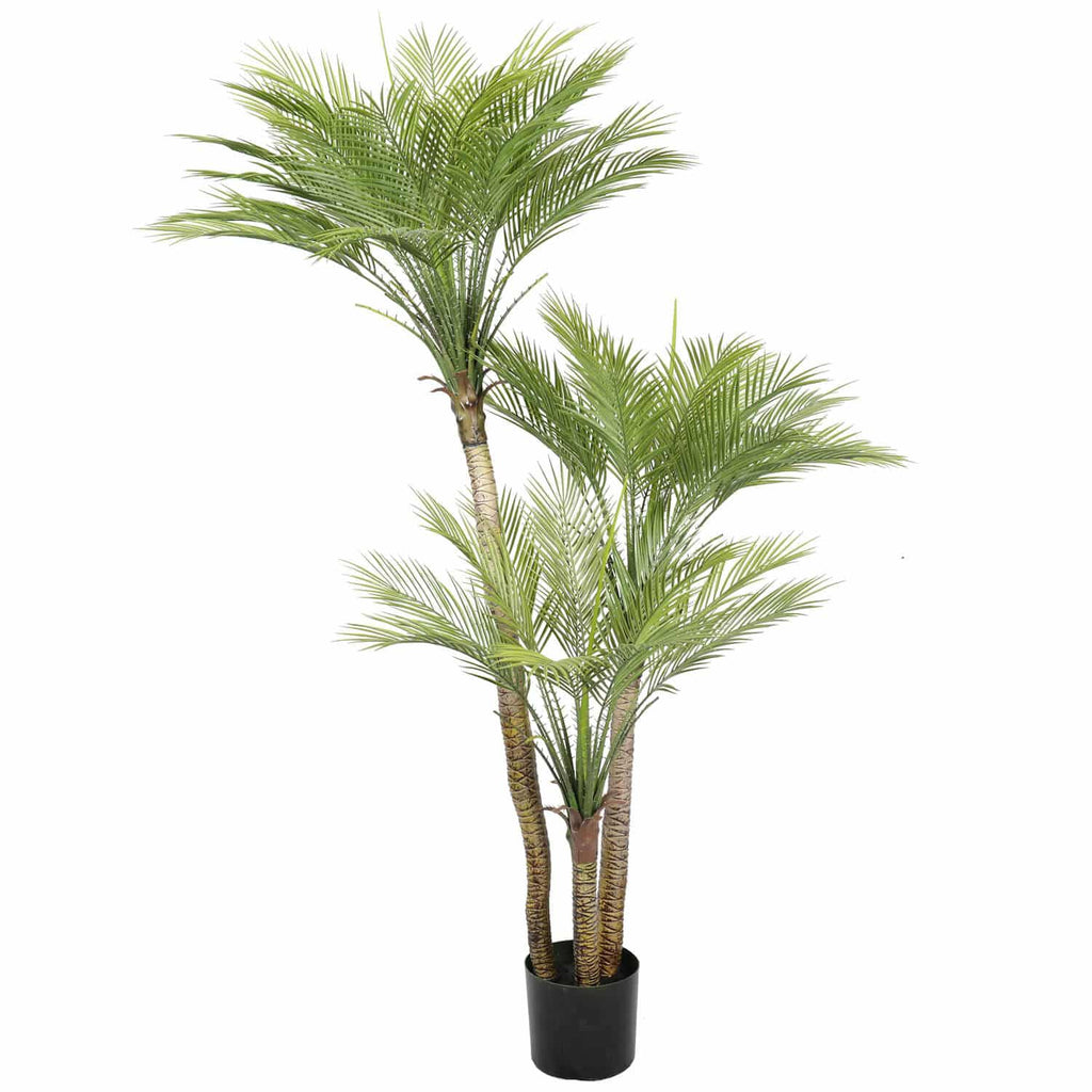 Artificial Parlour Multi Trunk Palm Tree (UV Resistant) 180cm - Faux Flora