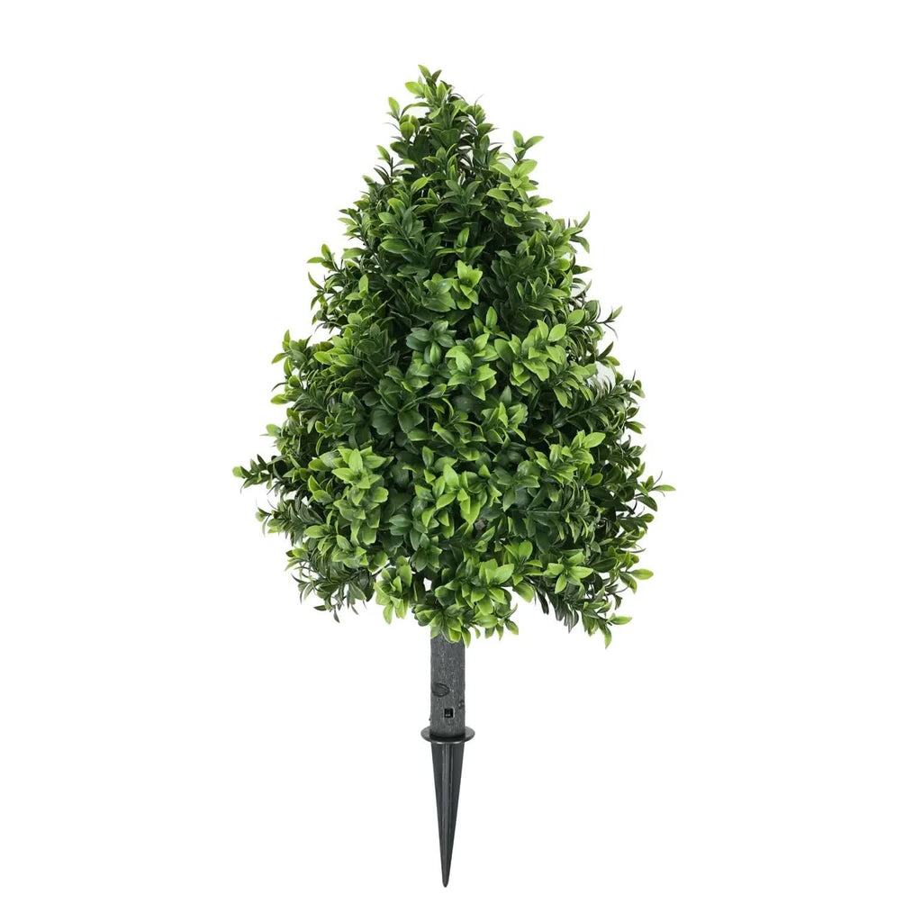 UV-resistant artificial planting topiary and spike, 56cm tall, from Faux Flora, ideal for home and garden décor.