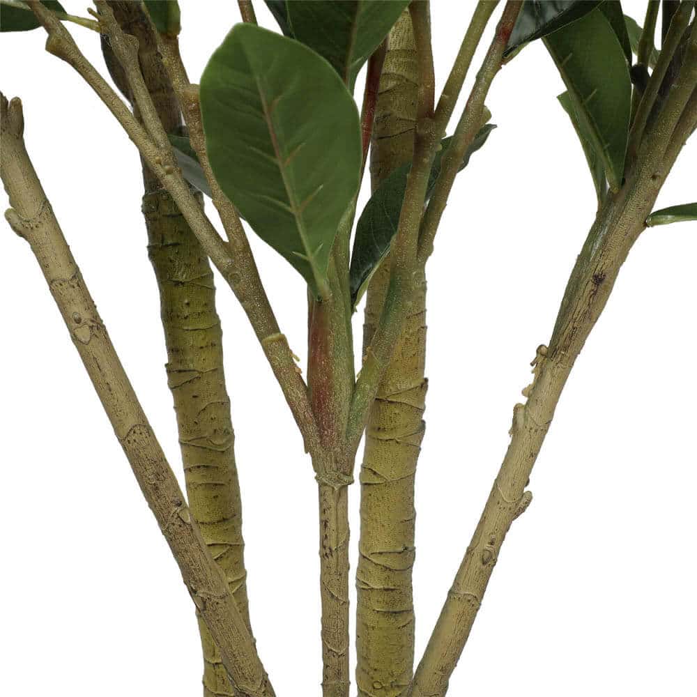 Potted pink magnolia flowering tree by Faux Flora, 250cm tall, artificial plant for home and garden decor.