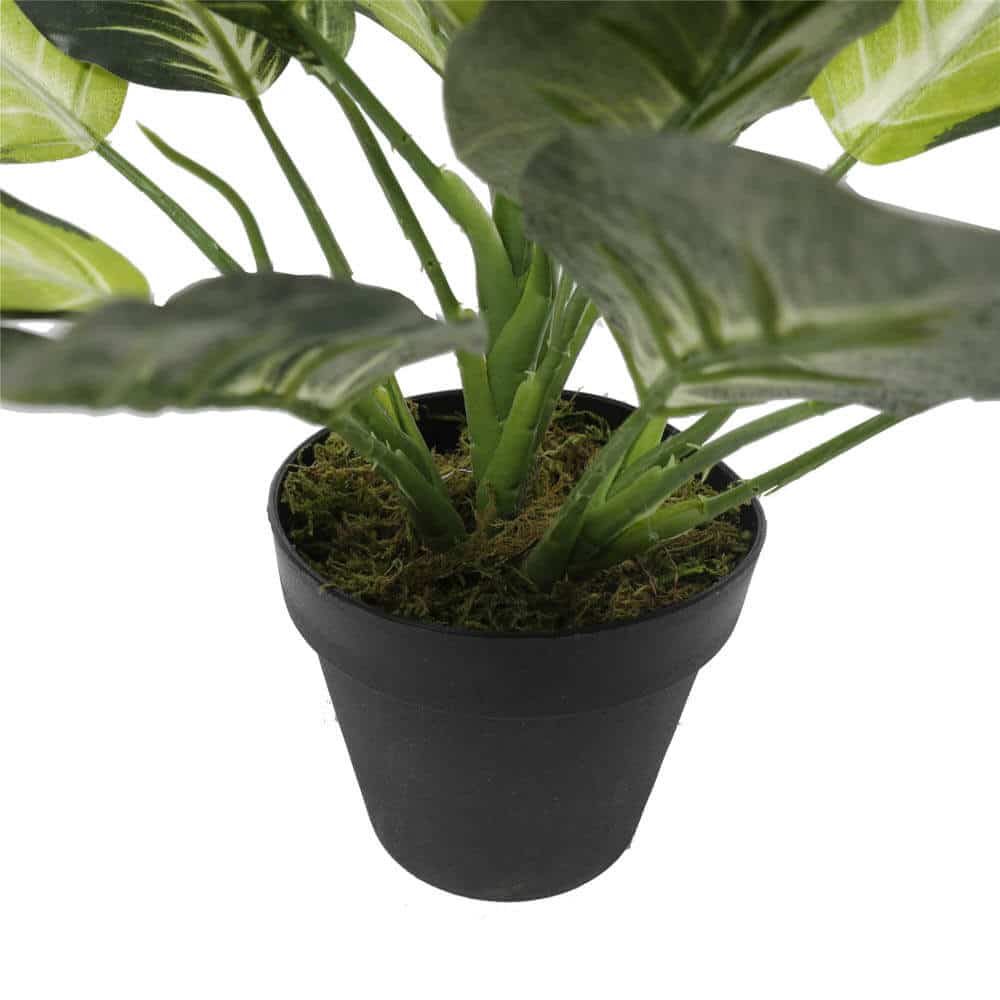 Artificial Leopard Lily plant in a pot, 40cm tall, by Faux Flora, suitable for home and garden decor.