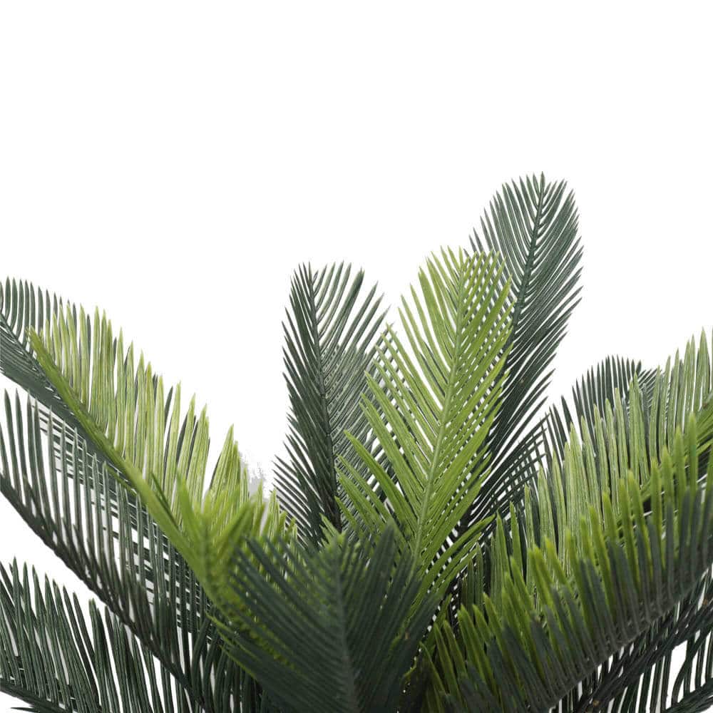 Potted artificial Cyca (Cycad) plant from Faux Flora in a 60cm pot, ideal for home and garden decor.