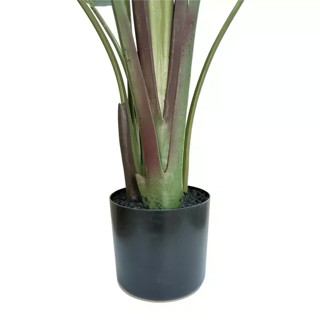 Artificial Travellers Palm tree in a pot, 180cm tall, from Faux Flora, ideal for home and garden decor.