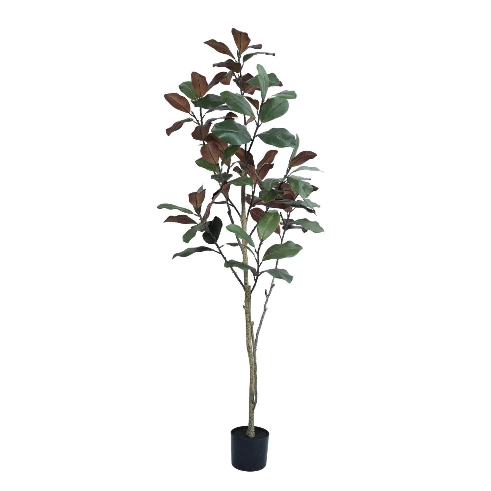Potted Artificial Magnolia Tree 180cm