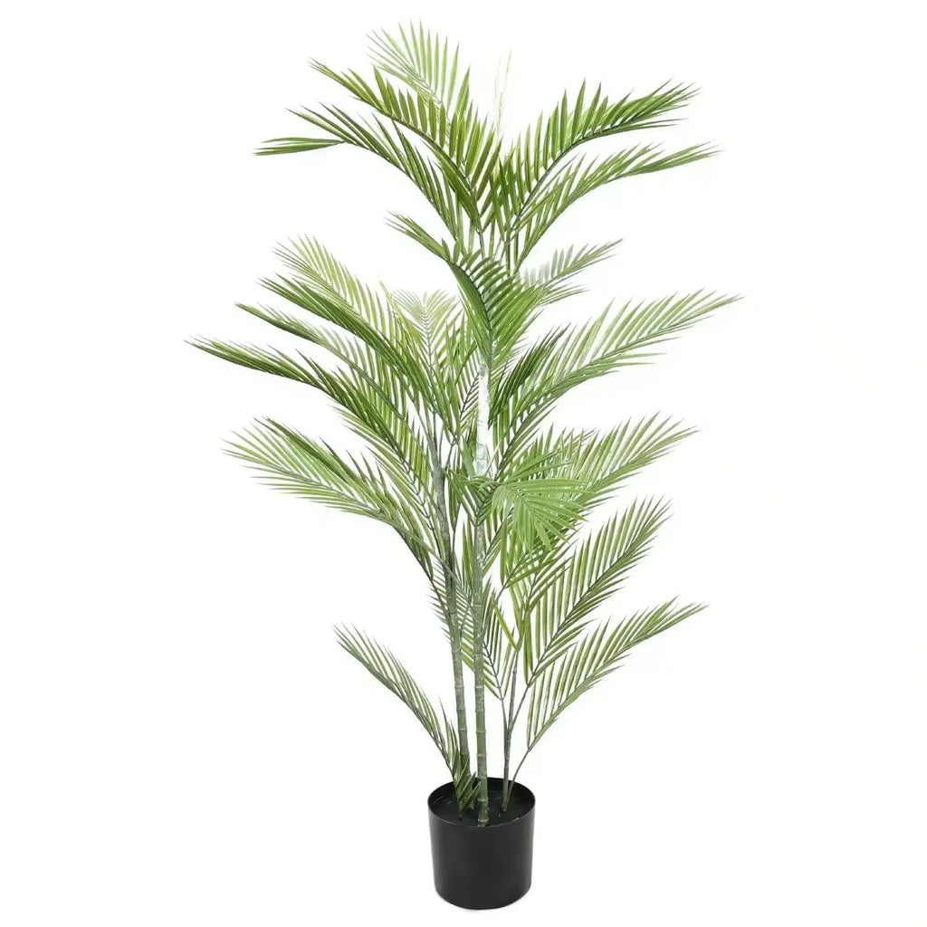 Real touch UV-resistant Phoenix palm tree, 135cm tall, from Faux Flora, ideal for home and garden decor with lifelike foliage.