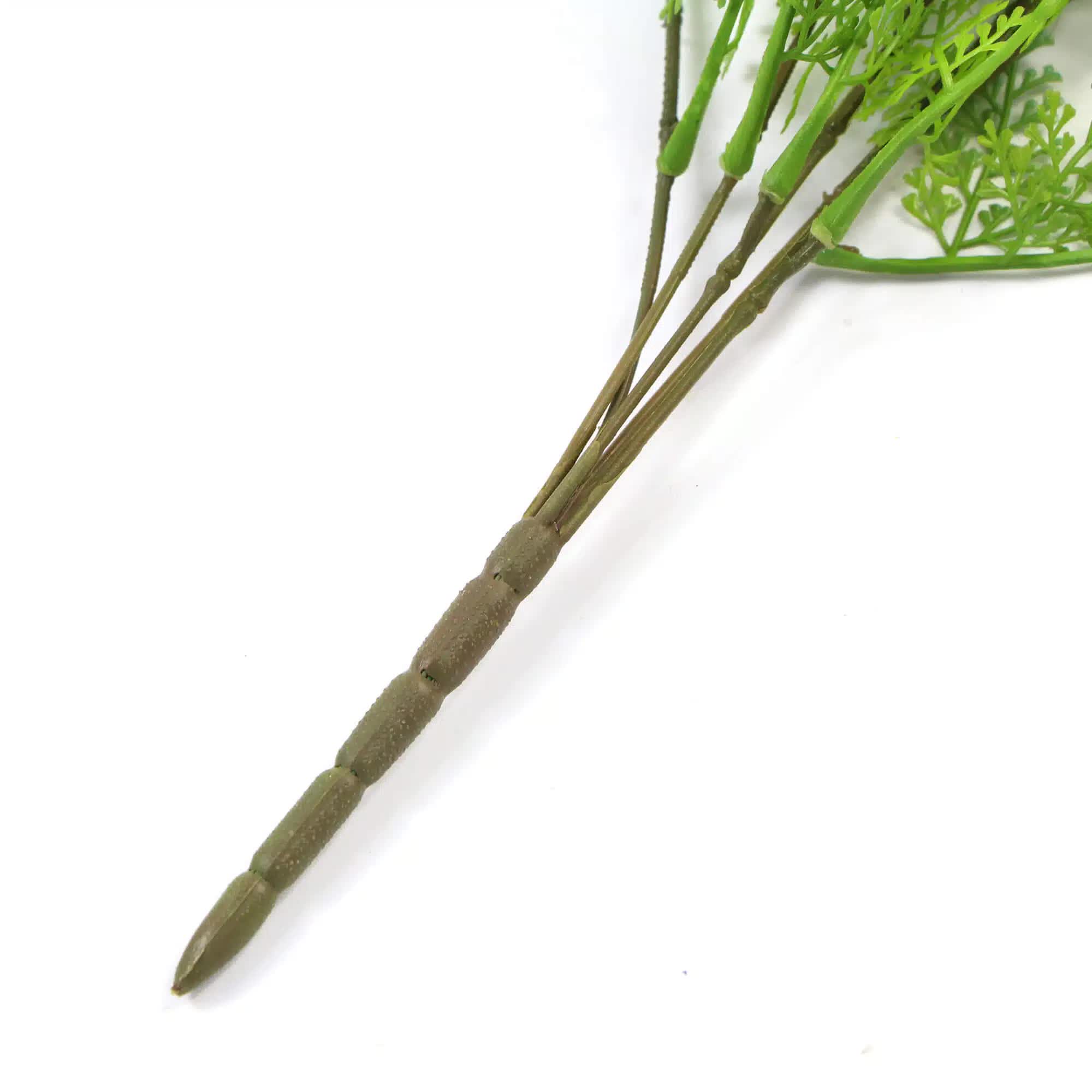 Artificial Maiden Hair Fern Bush, 80cm, dense green hanging plant by Faux Flora, UV resistant for home and garden decor.