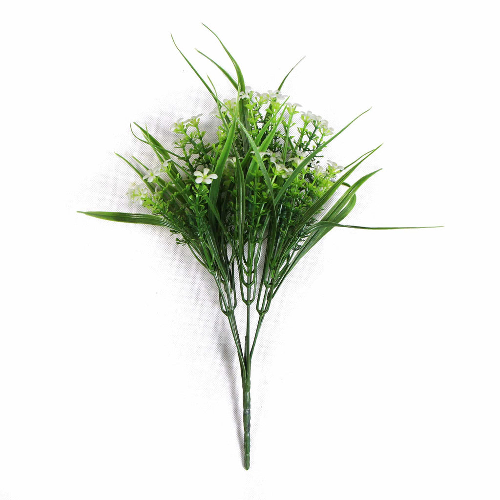 Artificial daisy flower grass stem by Faux Flora, UV resistant, 30cm long for home and garden decor, artificial plants and grass