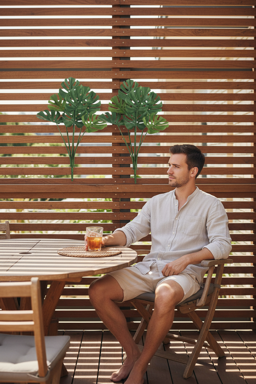 Alfresco with person