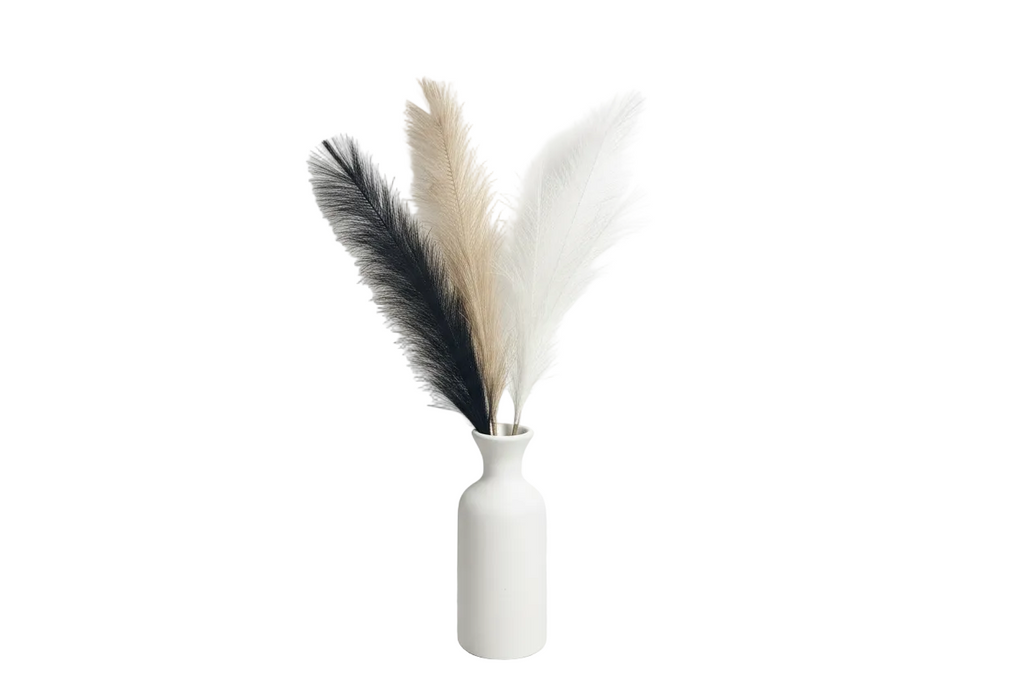 All 3 pampas - stark white