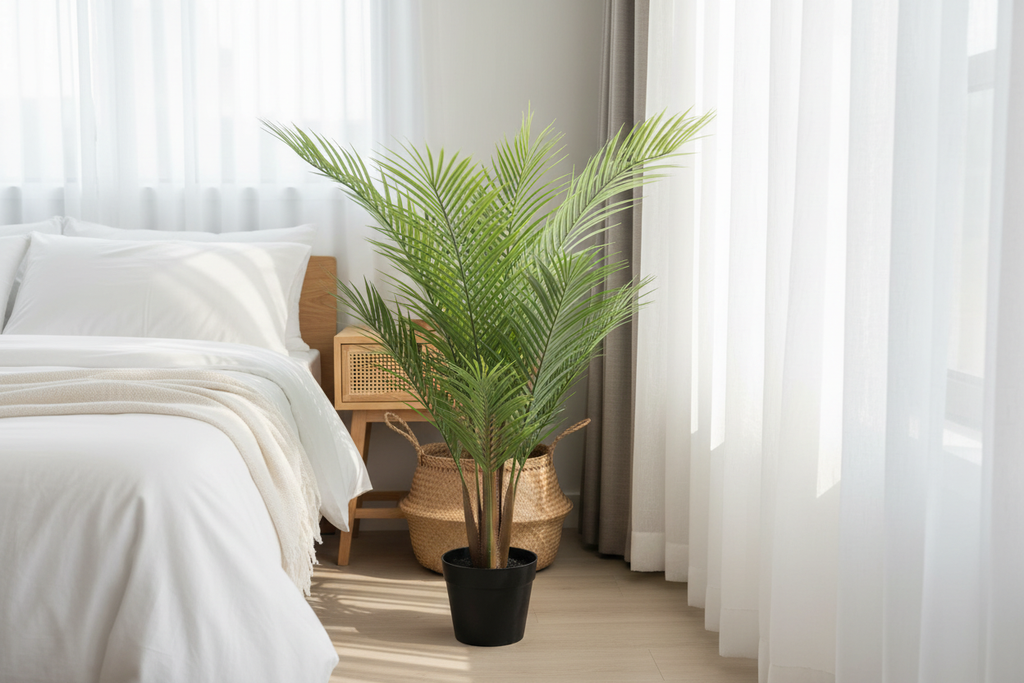 Areca Palm 80cm in Modern Australian Bedroom