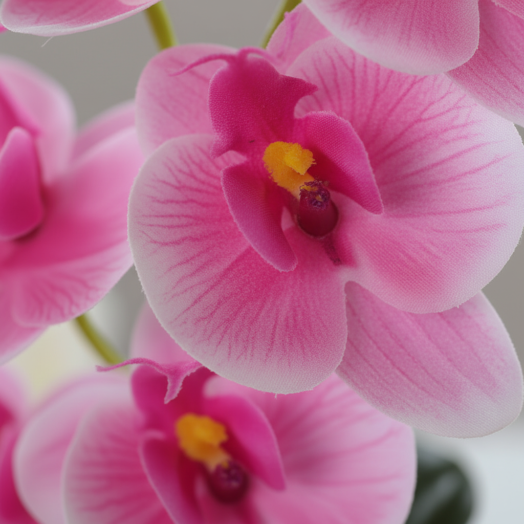 Artificial Orchid Macro Shot