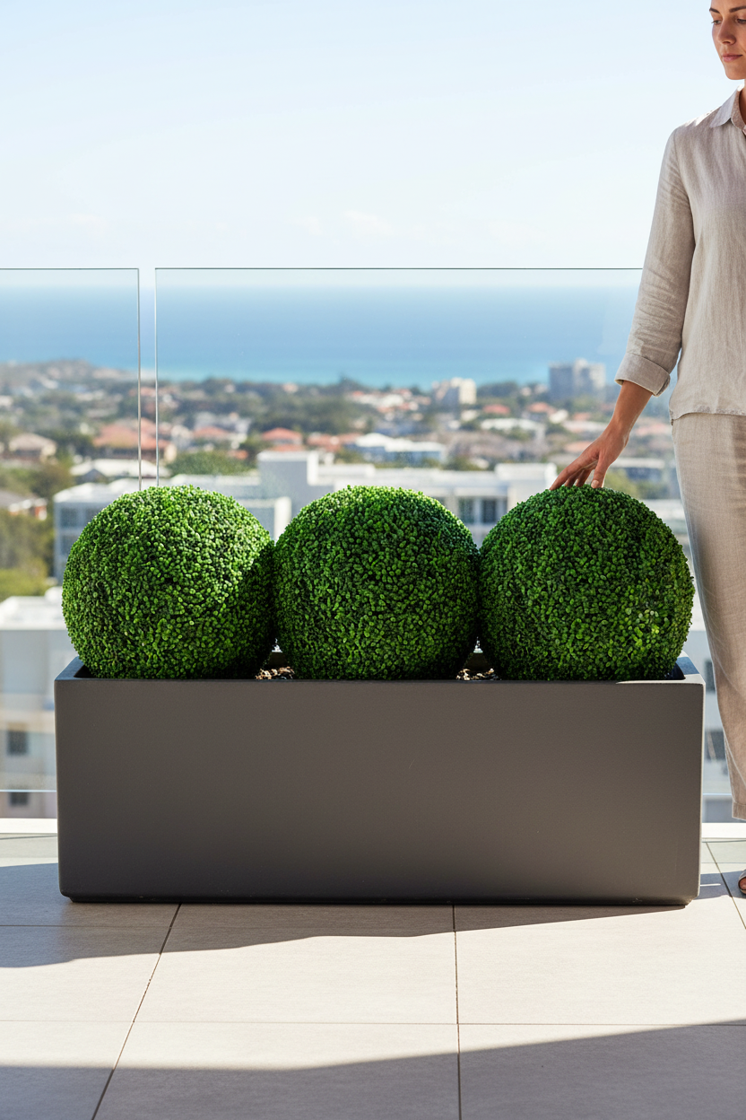 Balcony cloud hedge lifestyle