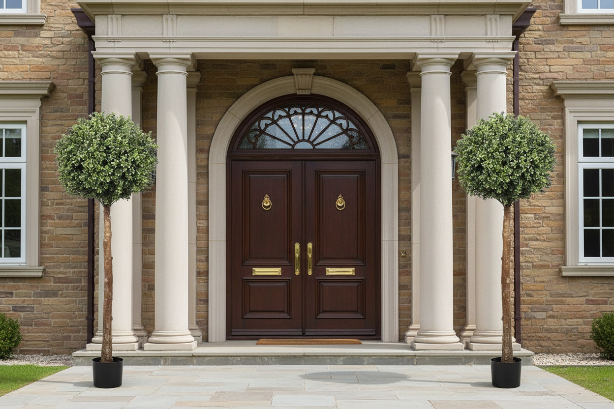 Ball Topiary – Home Entrance