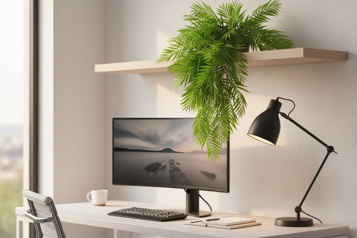 Bamboo Leaf Fern Home Office