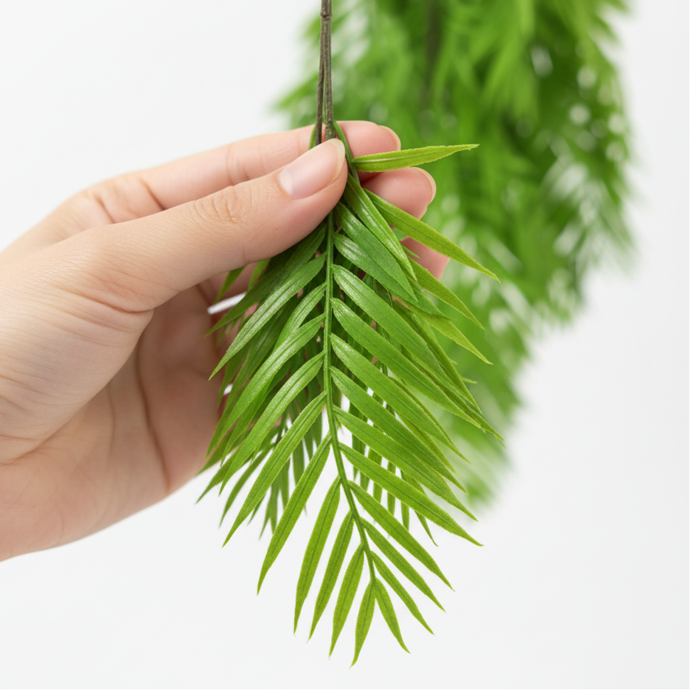 Bamboo Leaf Fern Leaf Detail