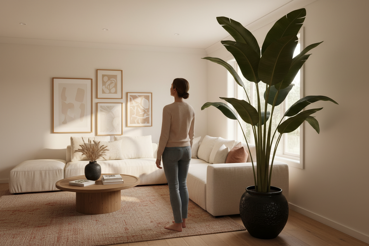 Banana Palm Living Room