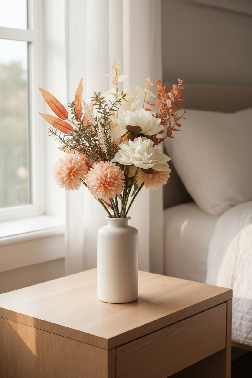 Bedside ceramic vase