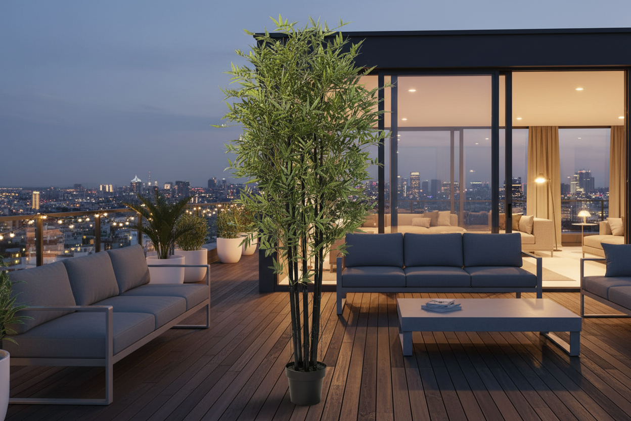 Black Bamboo – Rooftop Dusk